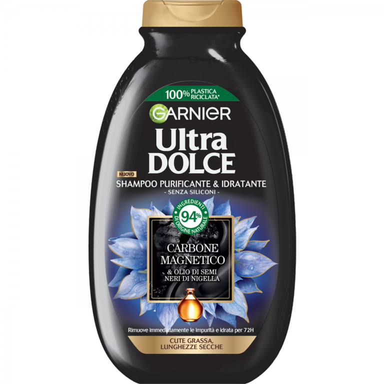 shampoo ultra dolce charcoal ml.250